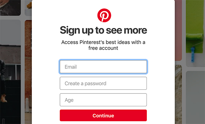 Wat is het hoofdscherm van Pinterest