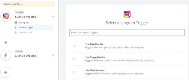 Instagram Download Likes Kies Trigger Stap 1