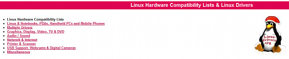 hardware ondersteund door linux