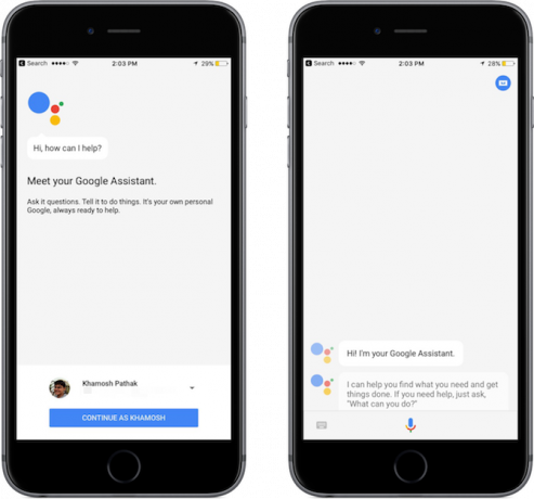 google assistent iphone instellen