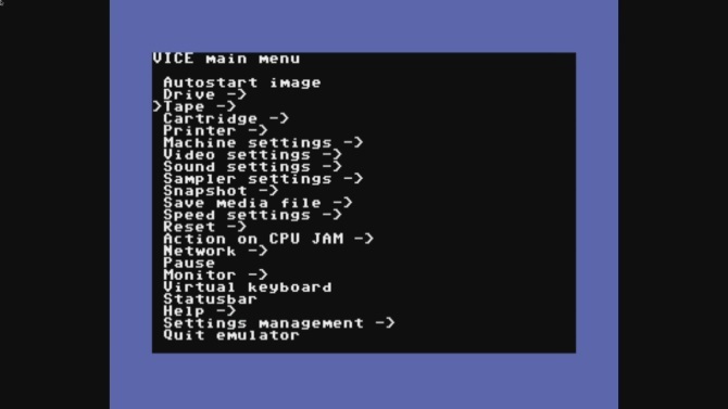 Autostart game-ROM's in VICE64 op de Raspberry Pi