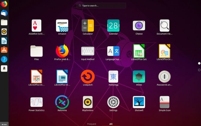 Ubuntu-desktopinterface