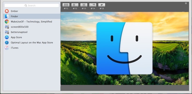 Optimale lay-out Mac