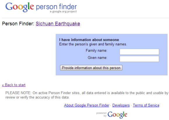 Hoe Google Person Finder te gebruiken om geliefden te lokaliseren na een ramp googlepersonfinder5