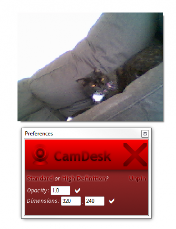 ip cam desktop-widget