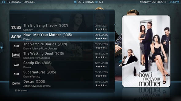 tv op xbmc