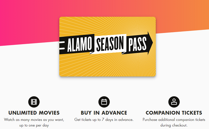 Alternatieven voor MoviePass - Alamo Season Pass