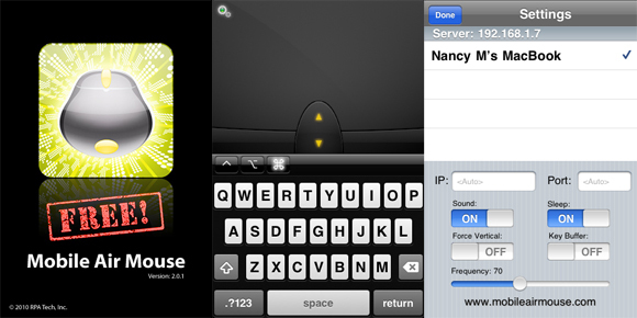 De 7 beste gratis afstandsbediening-apps voor de iPhone MobileAirMouse2