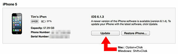 Toegang krijgen tot iOS 7 Beta (en downgraden naar iOS 6) ipsw installeren