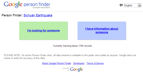 Google Person Finder gebruiken om dierbaren te lokaliseren na een ramp googlepersonfinder2