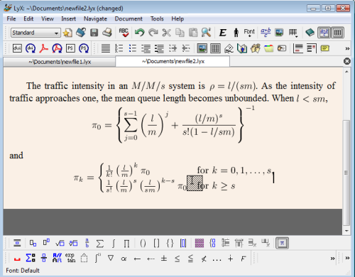 Lyx - The Ultimate Scientific Paper Writing Tool vergelijking editor