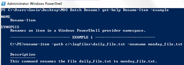 Voorbeelden van PowerShell hernoemen