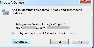 exporteer facebook kalender naar gmail