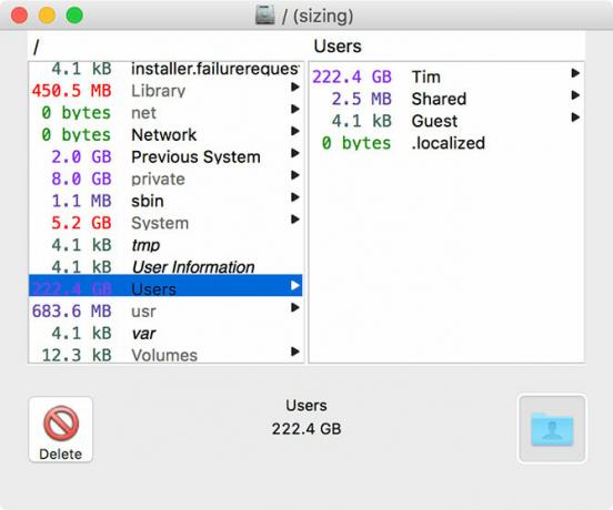 3 gratis apps om de harde schijfruimte van uw Mac te analyseren en inspecteren omnidisksweeper