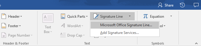 Professionele rapporten en documenten maken in Microsoft Word Signature Line