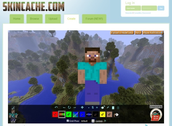 minecraft skins maken