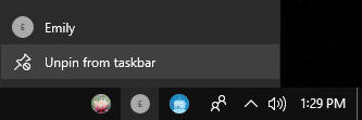 windows 10 taakbalk mijn mensen functie