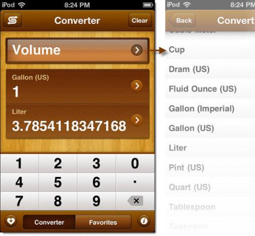 iOS-eenheid converter