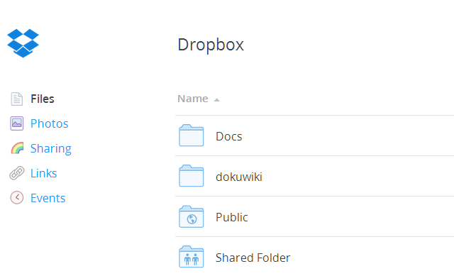 Dit is een schermopname van een van de beste Windows-programma's genaamd Dropbox