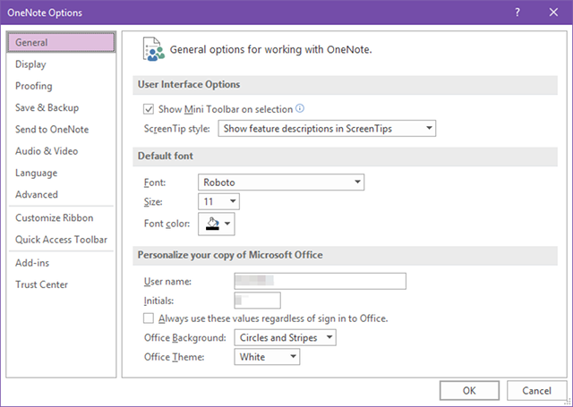 onenote-interface-desktop-instellingen