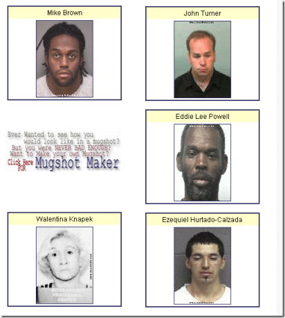 mugshot websites