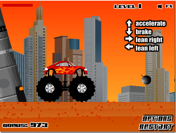 gratis online monster truck spellen