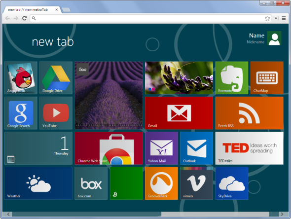 9 manieren om de nieuwe tabbladpagina aan te passen in Chrome Metro-stijl Nieuwe tabbladpagina voor Chrome
