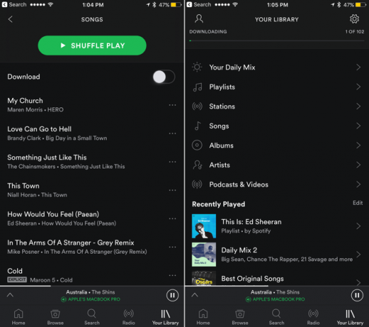 pendelen vriendelijke apps spotify