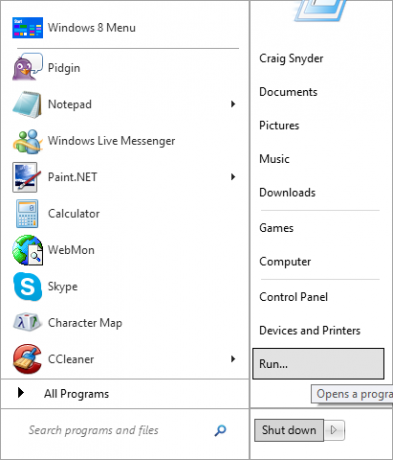 apps starten in Windows