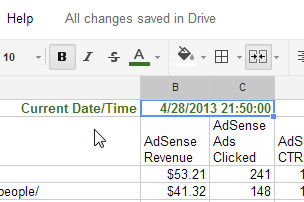 voorbeelden van Google-spreadsheetfuncties