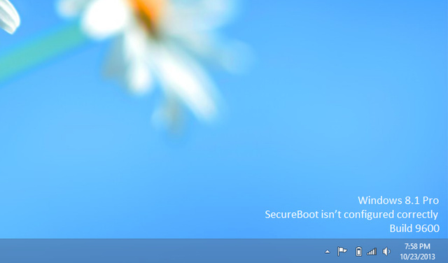 Windows 8.1 Secure Boot