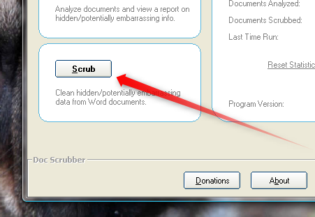 Metagegevens uit Word-documenten schrobben [Windows] docscrubber scrub