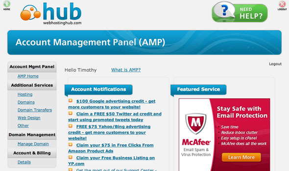 Start moeiteloos uw eigen blog met Web Hosting Hub [Giveaway] amp1 login