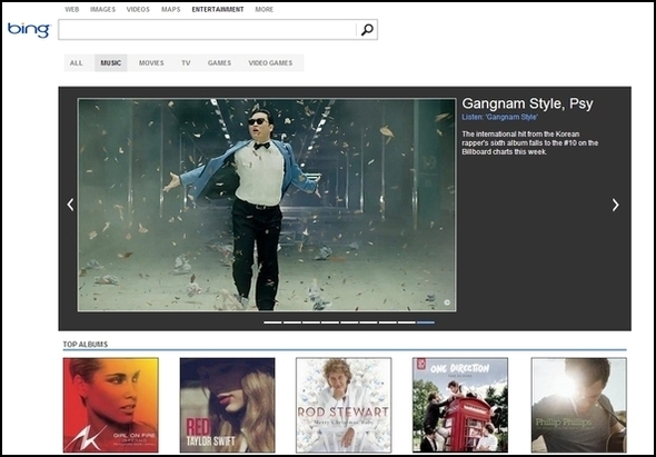 Groter dan Google: The Best Bits Of Bing Bing Entertainment Music 1