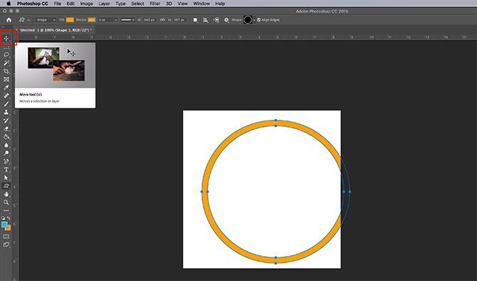 Hoe maak je een virtuele fotolijst Photoshop Draw Shape