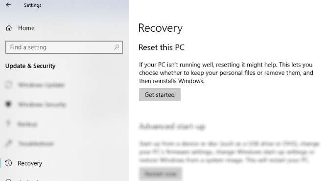 Reset uw Windows-pc