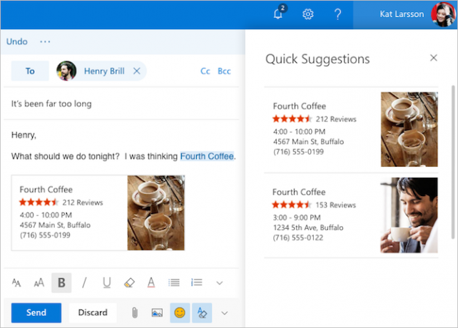 Hoe de nieuwe bèta van Outlook.com Outlook QuickSuggestions te ontgrendelen