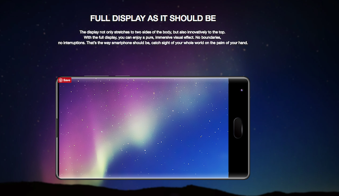 Doogee Mix: prachtige "Bezel-less" telefoon voor minder dan $ 200 doogee marketing