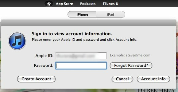 iTunes-account zonder creditcard