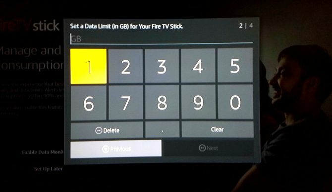 Amazon Fire TV Stick instellen: stel een datalimiet in voor Fire TV Stick
