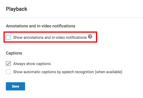 Hoe u de vervelende annotaties van YouTube annotaties kunt uitschakelen 1