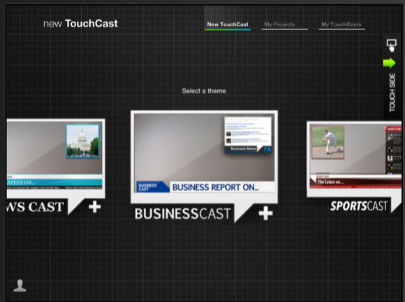 TouchCast-thema's