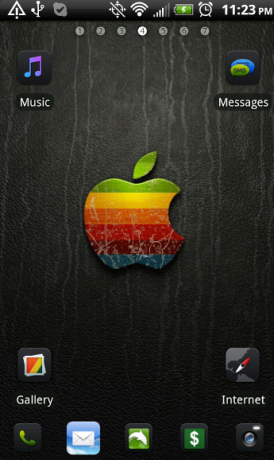 iPhone-thema op Android