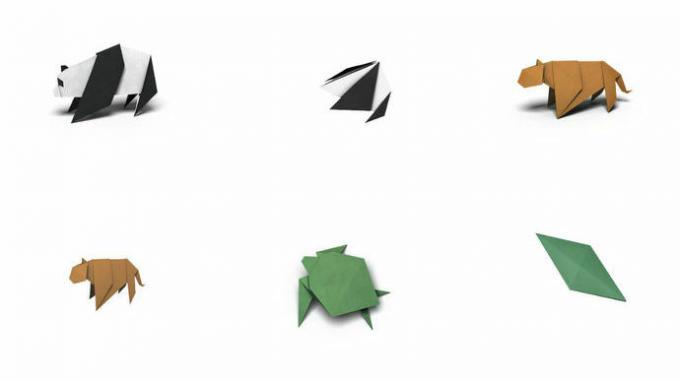 WWF Origami iMessage-stickerspakket