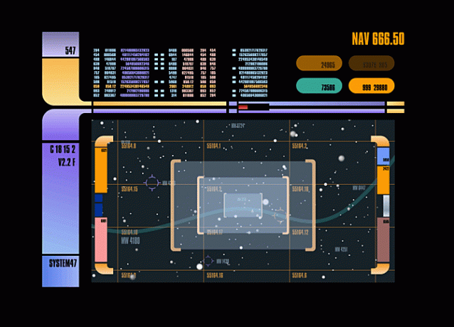 Systeem 47 is een Star Trek Screensaver