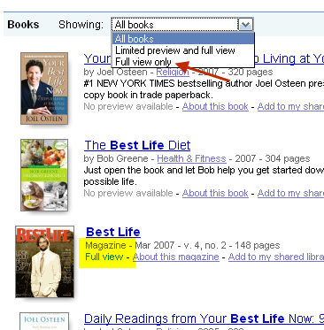 Lees Complete Magazines Online in Google Books googlebooks1