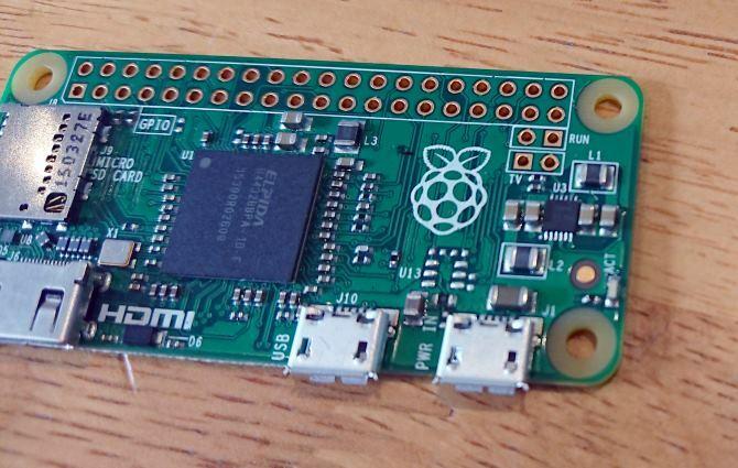 Raspberry Pi Zero heeft een tv-pin-out