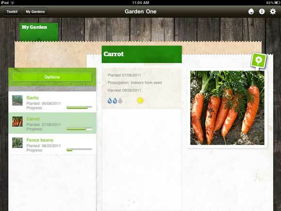 ipad moestuin