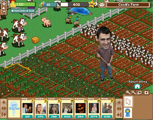 Facebook-gids van Farmville