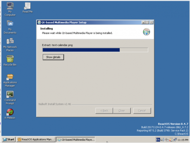 reactos review qmmp installeren